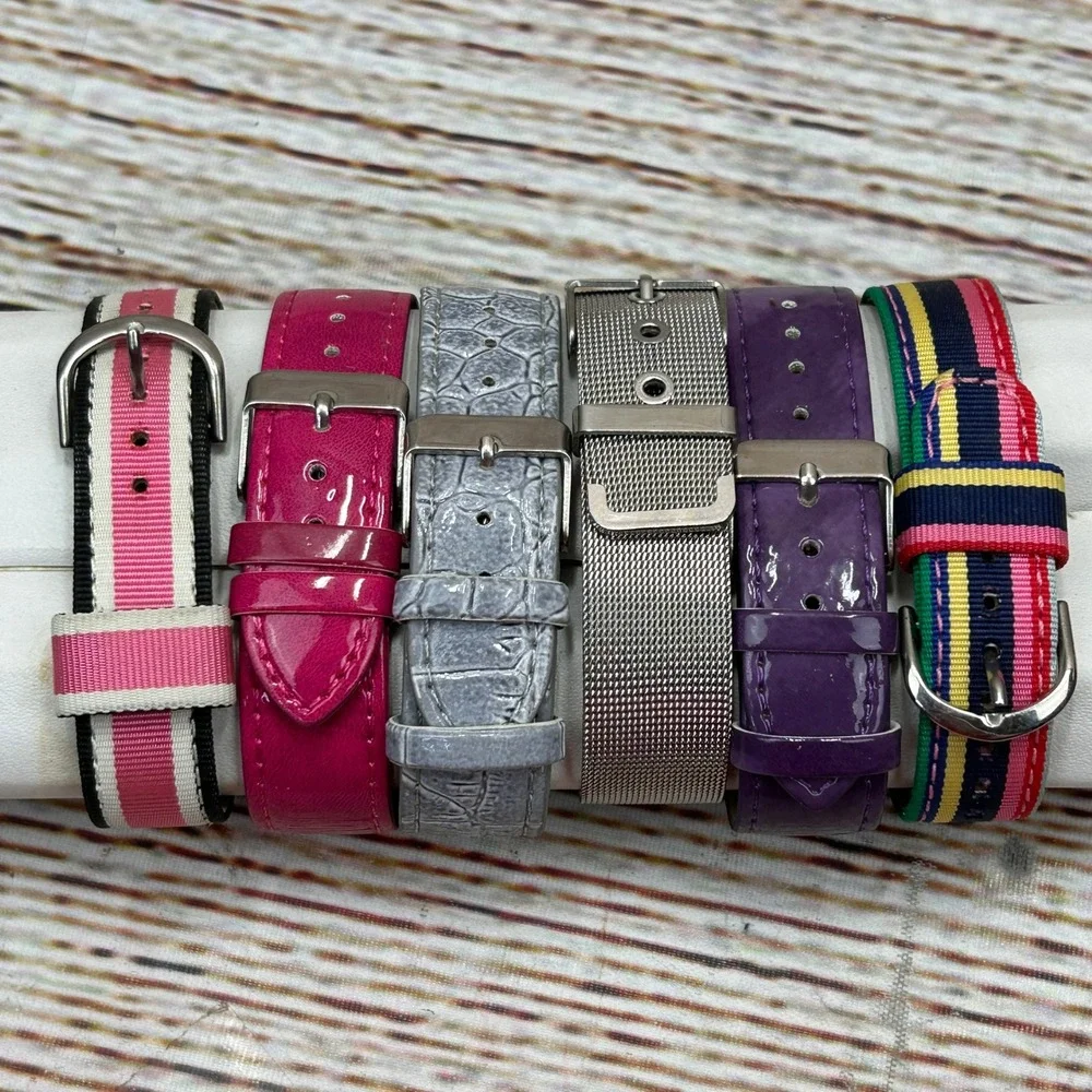 Gossip Interchangeable 2-Watch Set 2 Heads 6 Bands Gold Silver Tone Multi Tested
